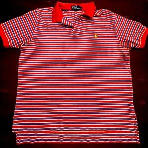 Ralph Lauren Classic Red and Blue Polo